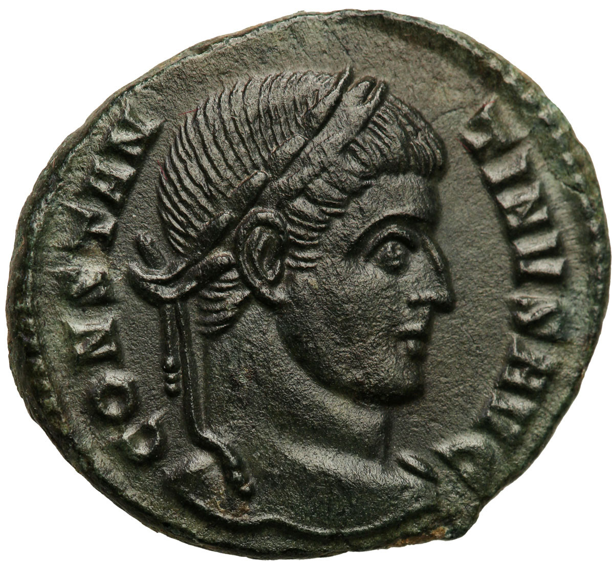 Cesarstwo Rzymskie. Konstantyn I Wielki (307-337). Follis 320-321, Ticinum